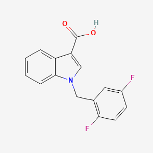 1-(2,5-difluorobenzyl)-1H-indole-3-carboxylic acid