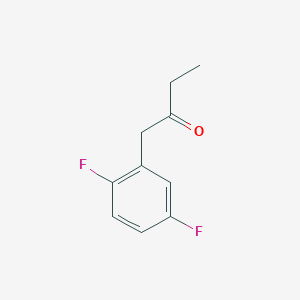 molecular formula C10H10F2O B7872737 1-(2,5-Difluorophenyl)butan-2-one 