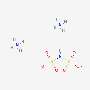 molecular formula H9N3O6S2 B078736 Imidodisulfuric acid, ammonium salt (1:2) CAS No. 13597-84-7