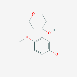 4-(2,5-Dimethoxyphenyl)oxan-4-ol