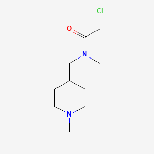 2-Chloro-N-methyl-N-(1-methyl-piperidin-4-ylmethyl)-acetamide