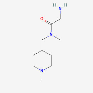 2-Amino-N-methyl-N-(1-methyl-piperidin-4-ylmethyl)-acetamide