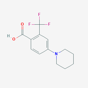 4-(Piperidin-1-yl)-2-(trifluoromethyl)benzoic acid