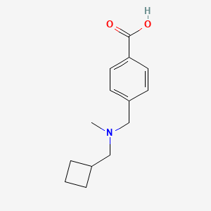 4-{[(Cyclobutylmethyl)(methyl)amino]methyl}benzoic acid