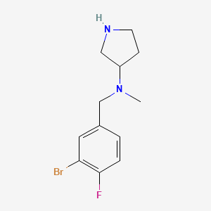 N-(3-Bromo-4-fluorobenzyl)-N-methylpyrrolidin-3-amine