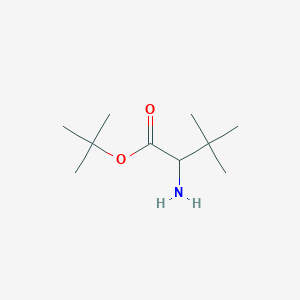 molecular formula C10H21NO2 B7873873 Tert-butyl 2-amino-3,3-dimethylbutanoate 