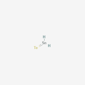 molecular formula SnTe B078741 Tellanylidenestannane CAS No. 12040-02-7