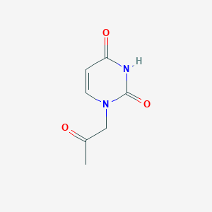 molecular formula C7H8N2O3 B7874696 1-(2-Oxopropyl)pyrimidine-2,4(1H,3H)-dione 