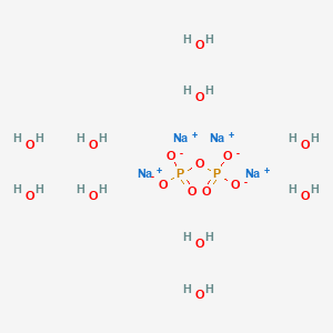 molecular formula H20Na4O17P2 B078748 焦磷酸钠十水合物 CAS No. 13472-36-1