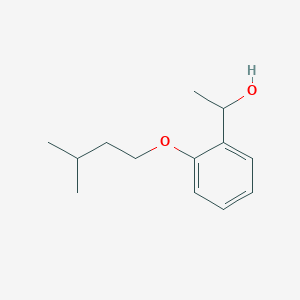 molecular formula C13H20O2 B7874801 1-(2-iso-Pentoxyphenyl)ethanol 