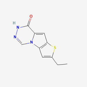 B7874900 2-ethylthieno[2',3':4,5]pyrrolo[1,2-d][1,2,4]triazin-8(7H)-one CAS No. 903131-62-4