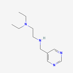 molecular formula C11H20N4 B7875280 [2-(Diethylamino)ethyl](pyrimidin-5-ylmethyl)amine 