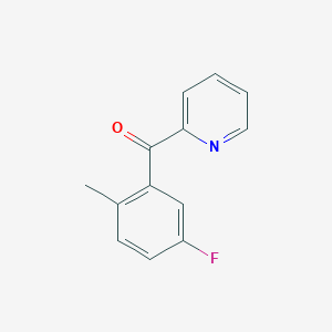 2-(3-Fluoro-6-methylbenzoyl)pyridine