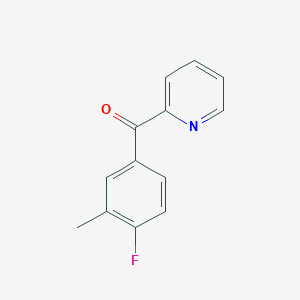 2-(4-Fluoro-3-methylbenzoyl)pyridine