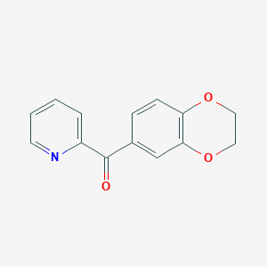 (2,3-Dihydrobenzo[b][1,4]dioxin-6-yl)(pyridin-2-yl)methanone