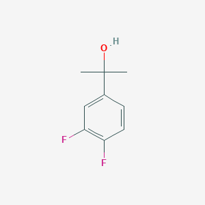 molecular formula C9H10F2O B7875388 2-(3,4-Difluorophenyl)propan-2-ol 