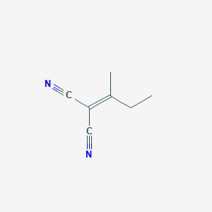 molecular formula C7H8N2 B078756 2-(1-Methylpropylidene)malononitrile CAS No. 13017-50-0