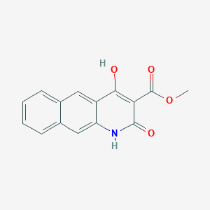 molecular formula C15H11NO4 B7875986 Methyl 4-hydroxy-2-oxo-1,2-dihydrobenzo[g]quinoline-3-carboxylate 