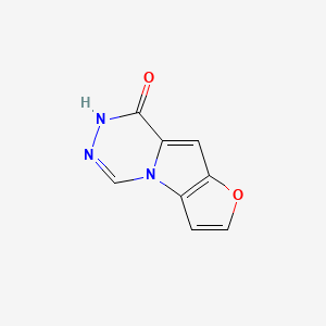 molecular formula C8H5N3O2 B7876077 5-oxa-1,10,11-triazatricyclo[6.4.0.02,6]dodeca-2(6),3,7,11-tetraen-9-one CAS No. 91206-30-3
