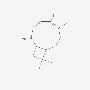 molecular formula C15H24 B078761 (4Z)-4,11,11-trimethyl-8-methylidenebicyclo[7.2.0]undec-4-ene CAS No. 13877-93-5