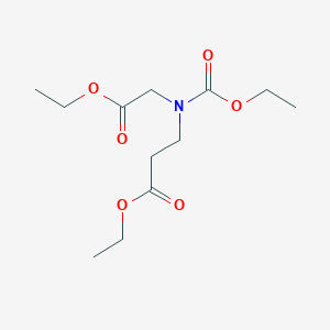 molecular formula C12H21NO6 B078765 Ethyl 3-[ethoxycarbonyl-(2-ethoxy-2-oxoethyl)amino]propanoate CAS No. 14891-08-8