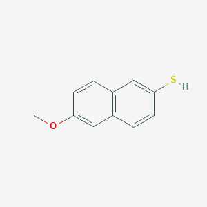 molecular formula C11H10OS B7876567 6-Methoxy-2-thionaphthol 