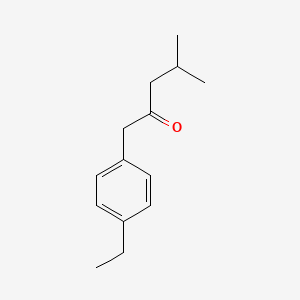 molecular formula C14H20O B7876595 1-(4-Ethylphenyl)-4-methylpentan-2-one 