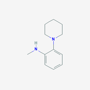 molecular formula C12H18N2 B7877434 N-Methyl-2-(piperidin-1-yl)aniline 2HCl 