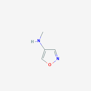 molecular formula C4H6N2O B7877460 N-methyl-1,2-oxazol-4-amine 