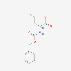 molecular formula C14H19NO4 B078778 N-[(Benzyloxy)carbonyl]norleucine CAS No. 15027-13-1