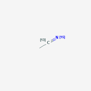 molecular formula C2H3N B078789 Acetonitrile-1-13C,15N CAS No. 14320-89-9