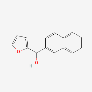 molecular formula C15H12O2 B7879078 Furan-2-yl(naphthalen-2-yl)methanol 