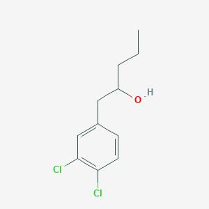 molecular formula C11H14Cl2O B7879161 1-(3,4-Dichlorophenyl)-2-pentanol 