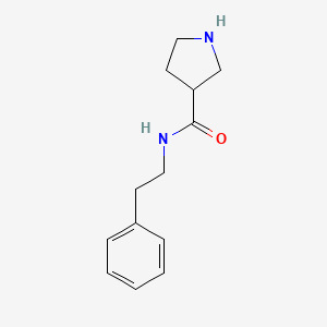 N-Phenethylpyrrolidine-3-carboxamide