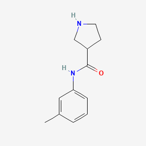 N-(m-tolyl)pyrrolidine-3-carboxamide