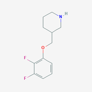 3-[(2,3-Difluorophenoxy)methyl]piperidine