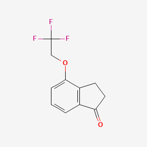 4-(2,2,2-Trifluoroethoxy)-2,3-dihydro-1H-inden-1-one