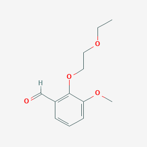 2-(2-Ethoxyethoxy)-3-methoxybenzaldehyde