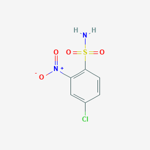 molecular formula C6H5ClN2O4S B078797 4-Chloro-2-nitrobenzenesulfonamide CAS No. 13852-81-8
