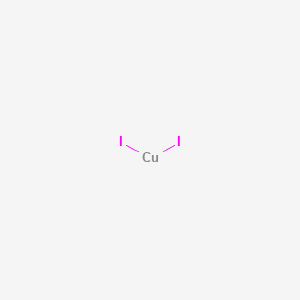 molecular formula CuI2 B078799 碘化亚铜 (CuI2) CAS No. 13767-71-0
