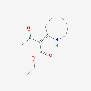 molecular formula C12H19NO3 B7880085 ethyl (2Z)-2-(azepan-2-ylidene)-3-oxobutanoate 