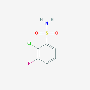 molecular formula C6H5ClFNO2S B7880762 2-Chloro-3-fluorobenzenesulfonamide 