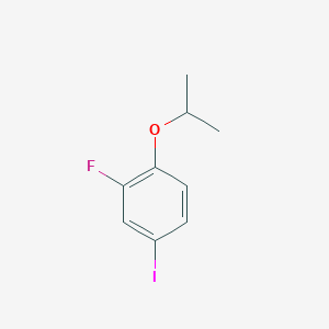 molecular formula C9H10FIO B7880795 2-Fluoro-4-iodoisopropoxybenzene 