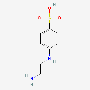 molecular formula C8H12N2O3S B7880846 4-((2-Aminoethyl)amino)benzenesulfonic acid 
