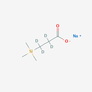 molecular formula C6H13NaO2Si B7880958 sodium;2,2,3,3-tetradeuterio-3-trimethylsilylpropanoate 