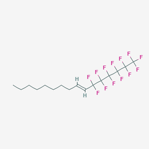 molecular formula C16H19F13 B7880976 1-(Perfluorohexyl)dec-1-ene CAS No. 152128-75-1