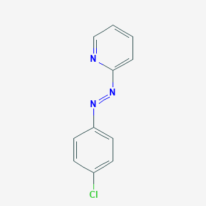 molecular formula C11H8ClN3 B078810 (4-Chlorophenyl)-pyridin-2-yldiazene CAS No. 14458-12-9