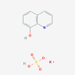 molecular formula C9H8KNO5S B7881032 potassium;hydrogen sulfate;quinolin-8-ol 