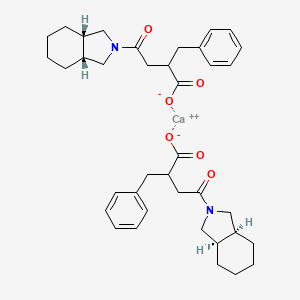 molecular formula C38H48CaN2O6 B7881049 calcium;4-[(3aR,7aS)-1,3,3a,4,5,6,7,7a-octahydroisoindol-2-yl]-2-benzyl-4-oxobutanoate 