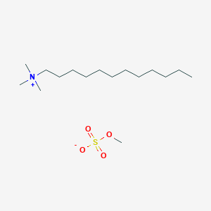 molecular formula C16H37NO4S B078811 1-Dodecanaminium, N,N,N-trimethyl-, methyl sulfate CAS No. 13623-06-8